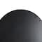 Glitzhome® 33" Black Arched Windowpane Wall Mirror